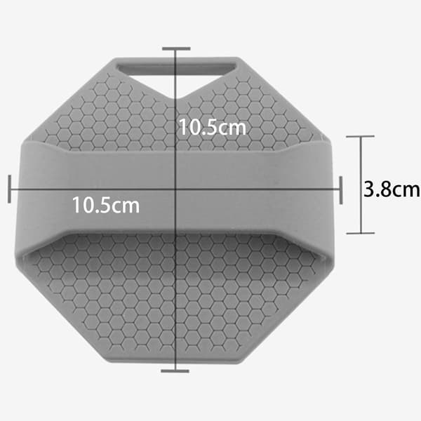 Badebørste silikone Grey