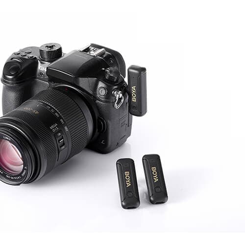 Wireless Microphone x2 BY-WM3T2-M2 3.5mm TRS