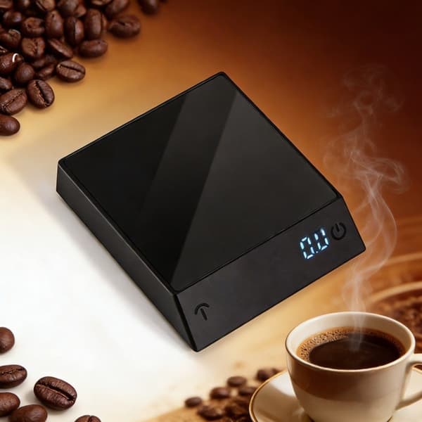 Precision Pour-Over Coffee Scale 500g/0.01g with Timer, LED Display, USB-C Rechargeable