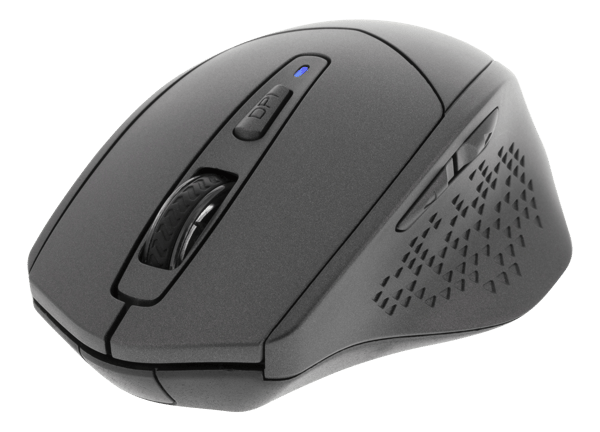 Wireless silent mouse blueth 4button powered 1xAA not incl