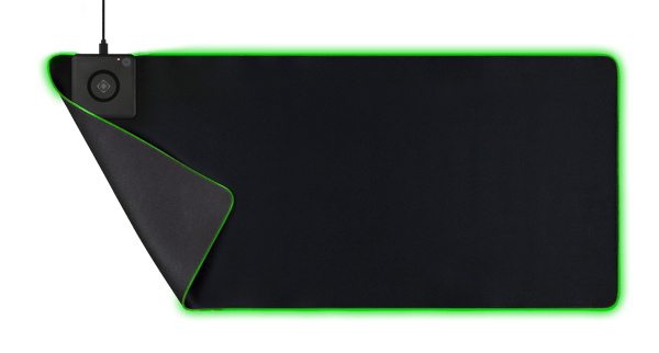 Extra wide RGB mouse pad with wireless charging, neoprene 10