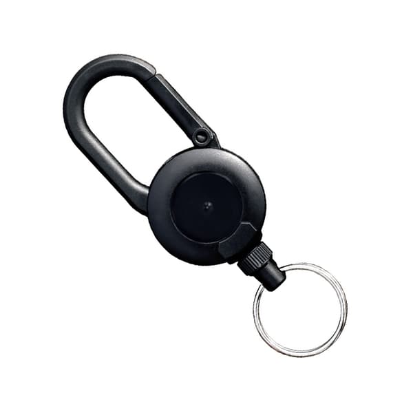 Utdragbar nyckelring Black