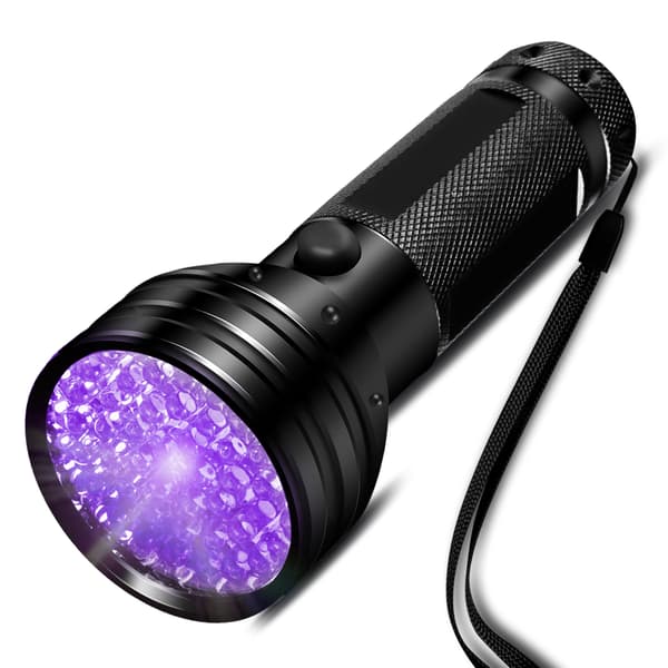 UV-taskulamppu 51 LED-valolla 395 nm vedenpitävä