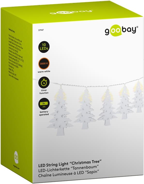 10 LED-lampor "Julgran"