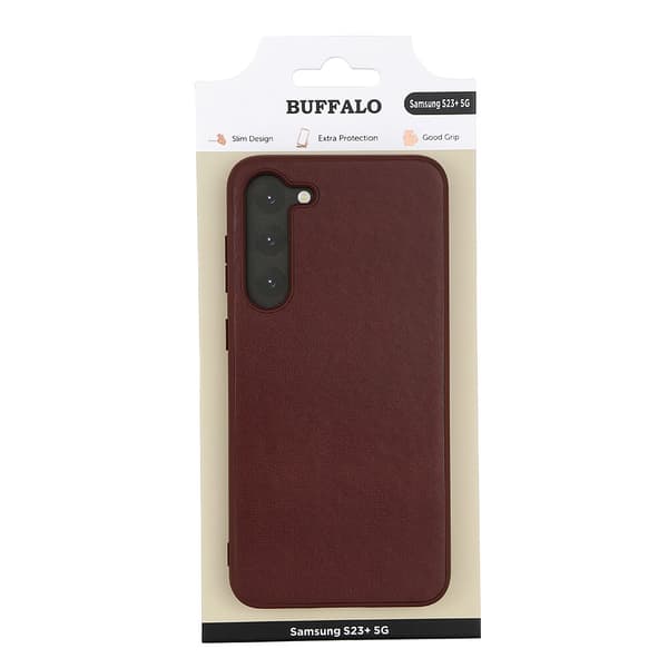 Mobildeksel PU Brun - Samsung S23+ 5G