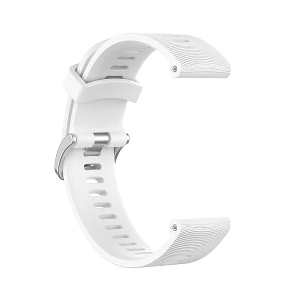Urrem til Garmin Forerunner 245 Silikone White Garmin Forerunner 245 20 mm