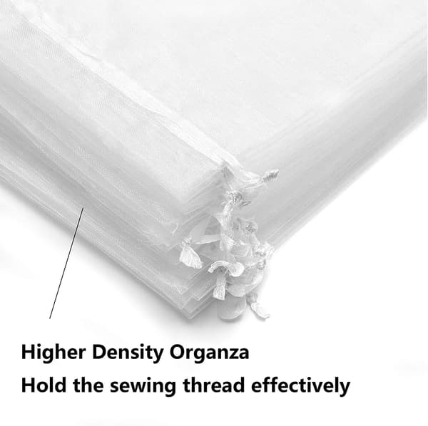 Organzapåsar 7x9 cm 50-pack White