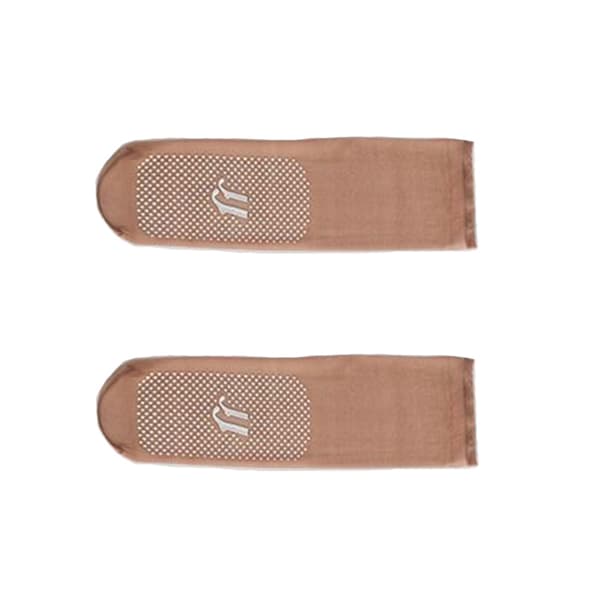 10 par tunna silkesstrumpor coffee