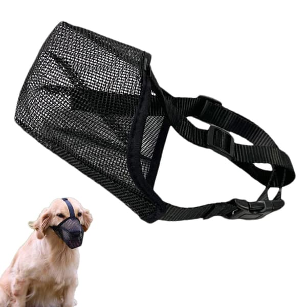 Nylon hundemundkurv Black L