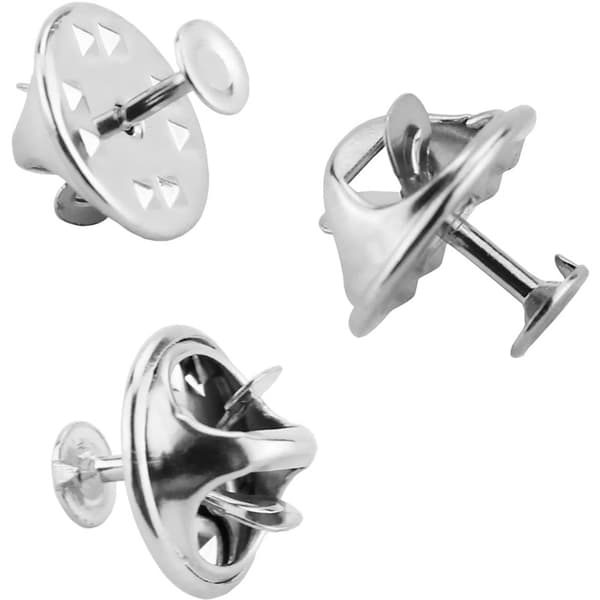 DIY Broche & Slipsnåle (50 stk) Silver