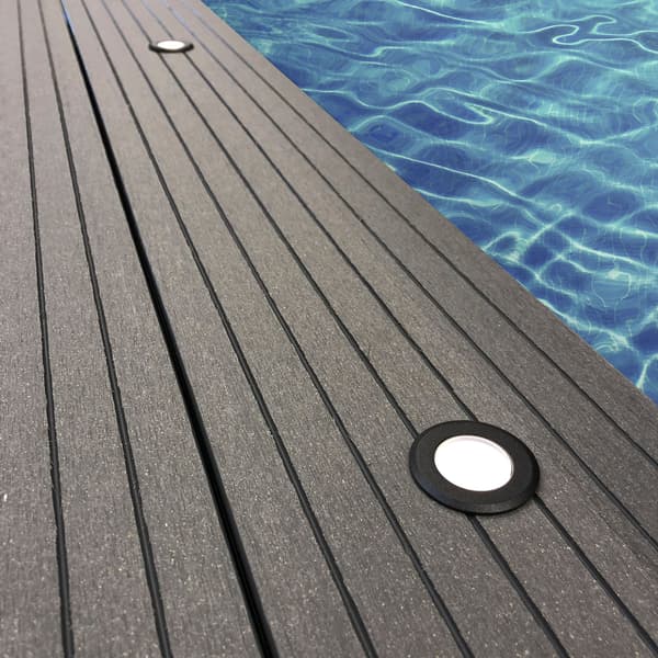 Orion indbyggede spotlights 5 stk. sorte
