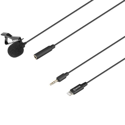 Mikrofon BY-M2 Lavalier Lightning iOS 6m.