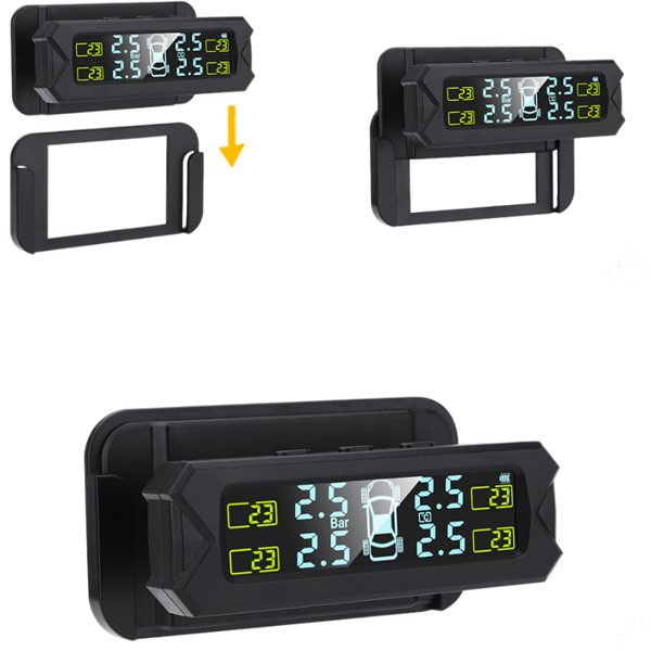 Soldriven TPMS Däcktrycksövervakningssystem