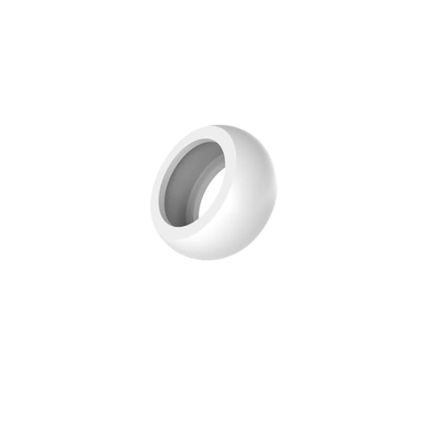 Støtsikkert silikondeksel til Oura Ring Gen 3 White S