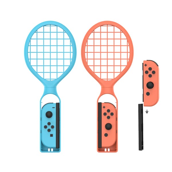 Förbättra ditt spel: SWITCH 2 Tennisracketset - Blå & Orange