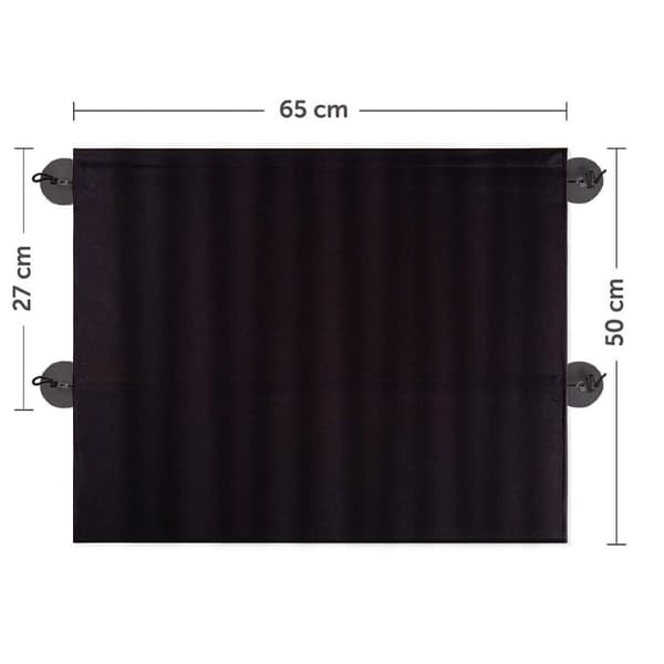 2-pack solskydd för bilens sidorutor Model 1