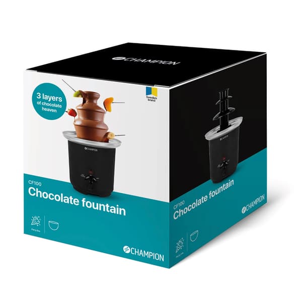 Chokoladefontæne 200g CF100 Sort