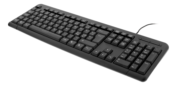 Keyboard, Swedish, USB, black