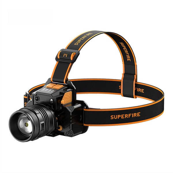 Frontlykt Superfire HL58, 350lm, USB