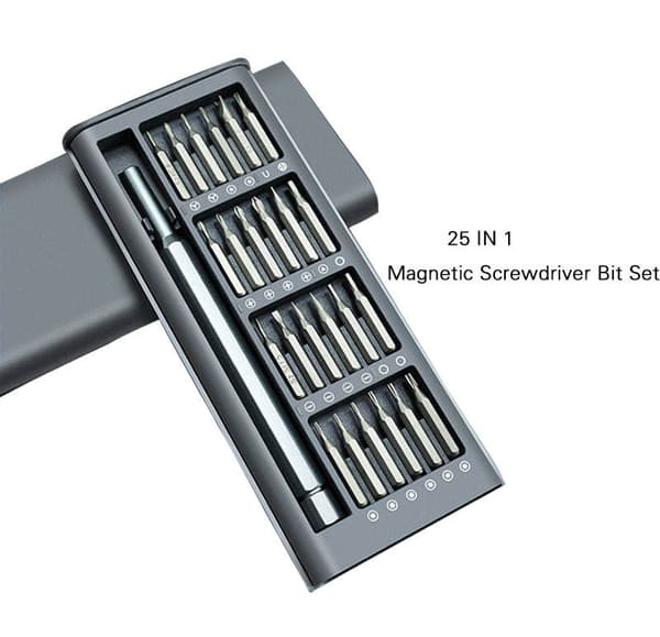 Ruuvimeisselisarja 25 osaa Grey