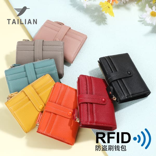 RFID-blokkerende lommebok Red