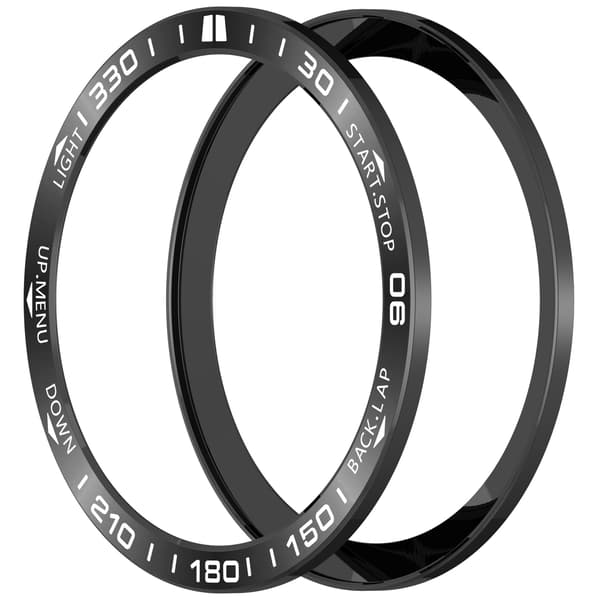 Garmin Tactix 8 51mm Solar Bezel - Sort rustfrit stål