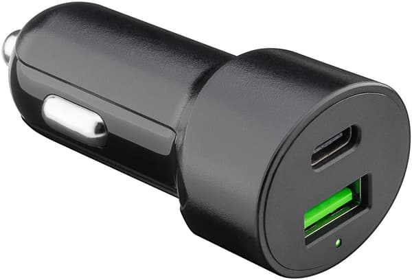 Dobbel USB-billader USB-C™ PD (strømforsyning) (48 W)