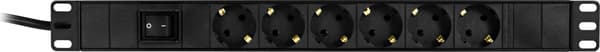 Powerstrip w/ 6xCEE 7/3 socket 1xCEE 7/7 19 "1U 3m cable