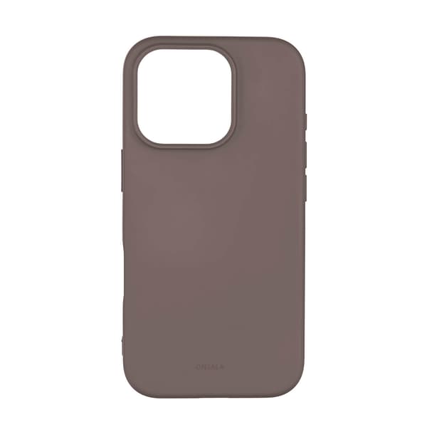Back Sil Touch Recycled MagSerie iPhone 16 Pro Chocolate