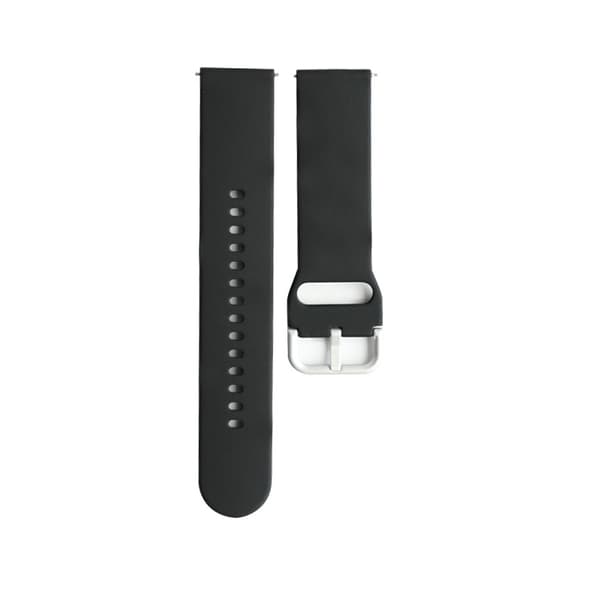 Svart silikonreim til Fitbit Versa 2/Lite