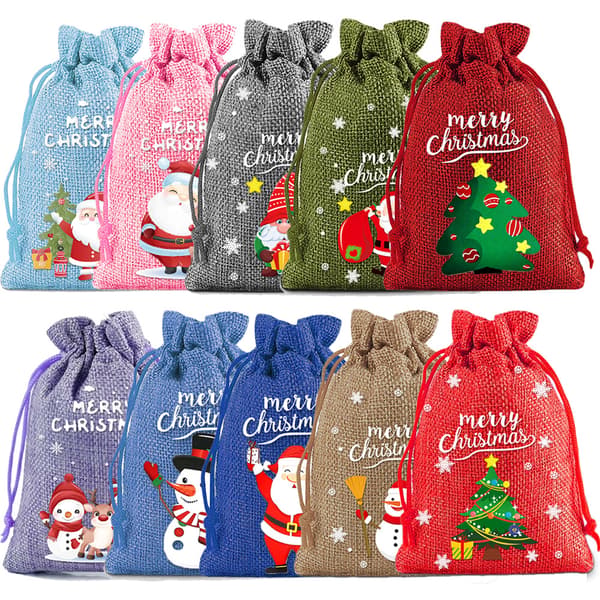 Julejute gaveposer 10-pack