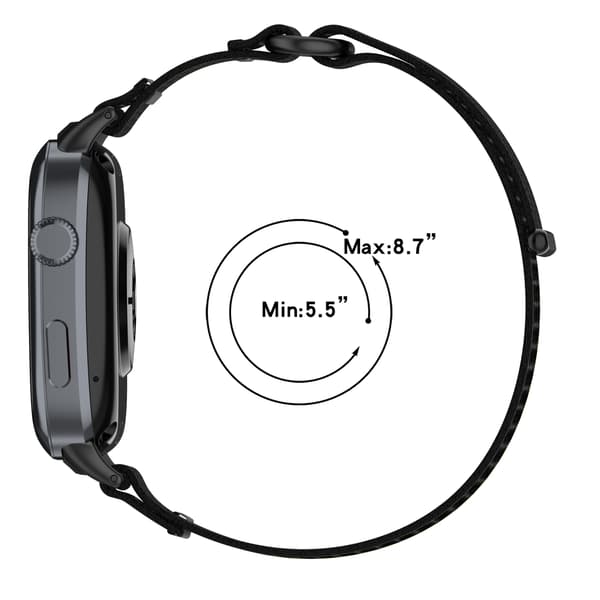 Huawei Watch D2 Trail Loop -ranneke Black+Grey