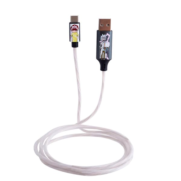 USB A til C Light-Up 1,2m Shock