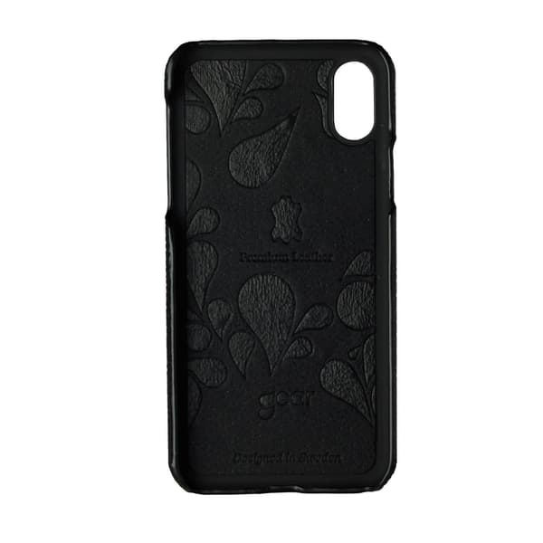 Mobilcover Læder Sort - iPhone X / XS