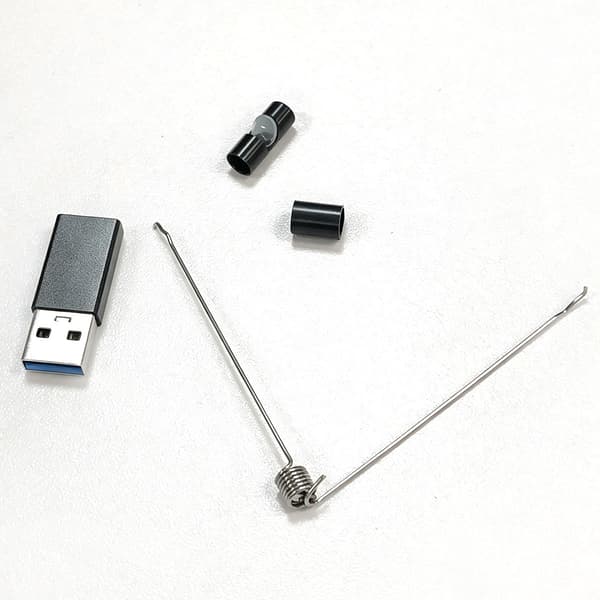 USB-C Endoskop för Android/Windows IP67 vattentätt Black 3.5m