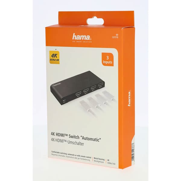 Switcher HDMI 3x1 4K