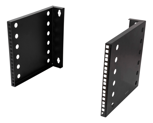 10"-19" wall mount with adjustable width, 6U, 35kg load