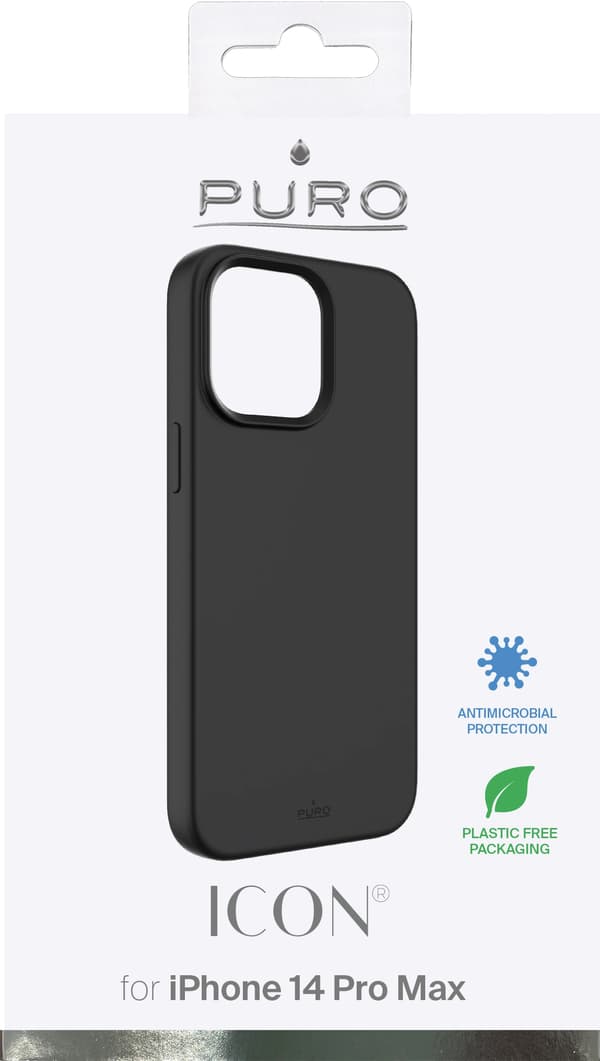 iPhone 14 Pro Max Icon Cover, Black