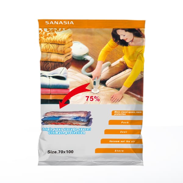 Tilaa säästävät tyhjiöpussit L