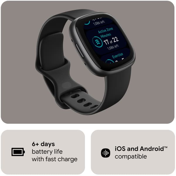 Versa 4, svart/grafitt