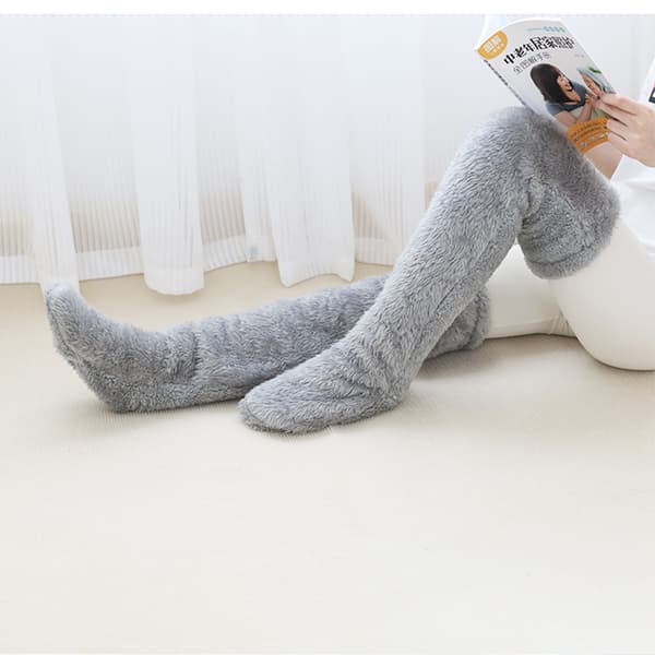 Sääristimet - Pitkät ja Mukavat LightGrey