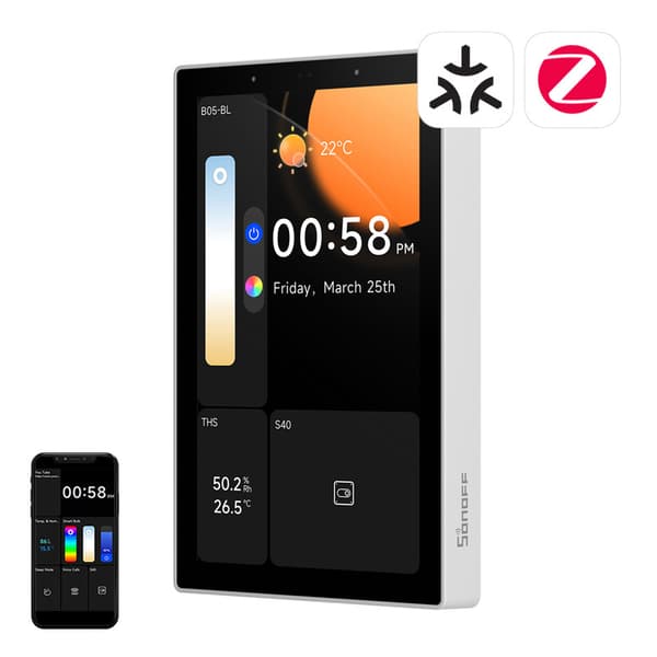 SONOFF NSPanel Pro 120 Smart Kontrollpanel Matter WiFi/Bluetooth/ZigBee (vit)