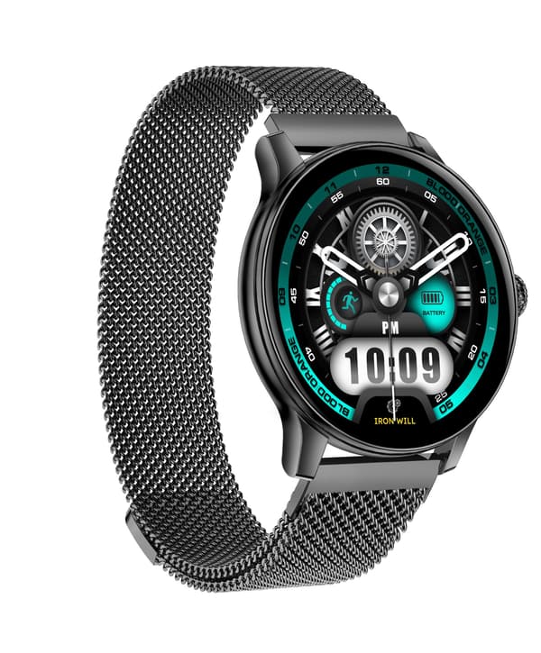 Multifunksjonell Smartklokke med Bluetooth-samtaler, Helseovervåking og Lang Batterilevetid Black