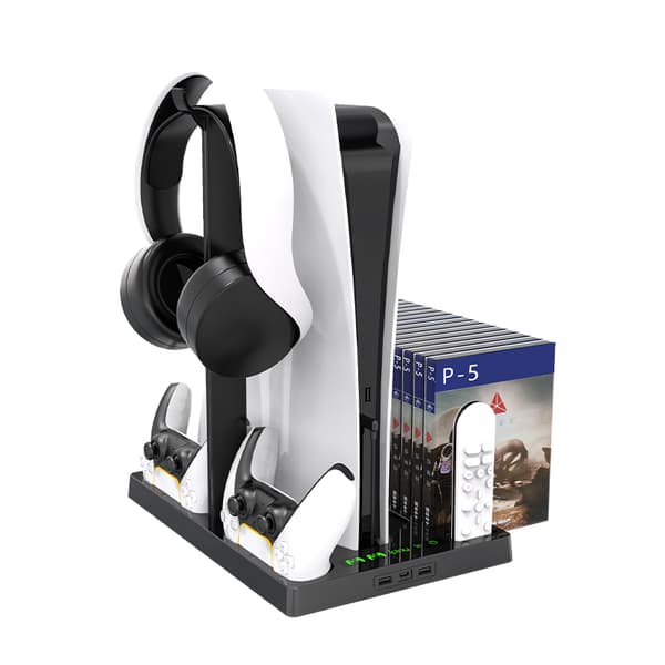 PS5 monitoiminen jäähdytysteline