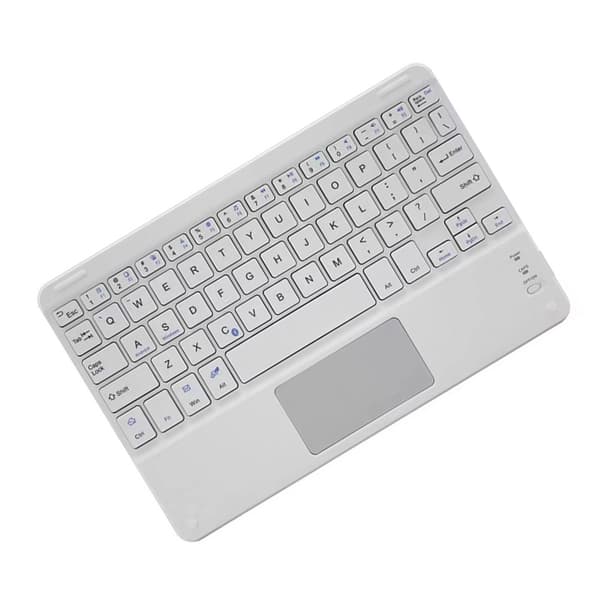Trådløst touchpad-tastatur til tablets White M