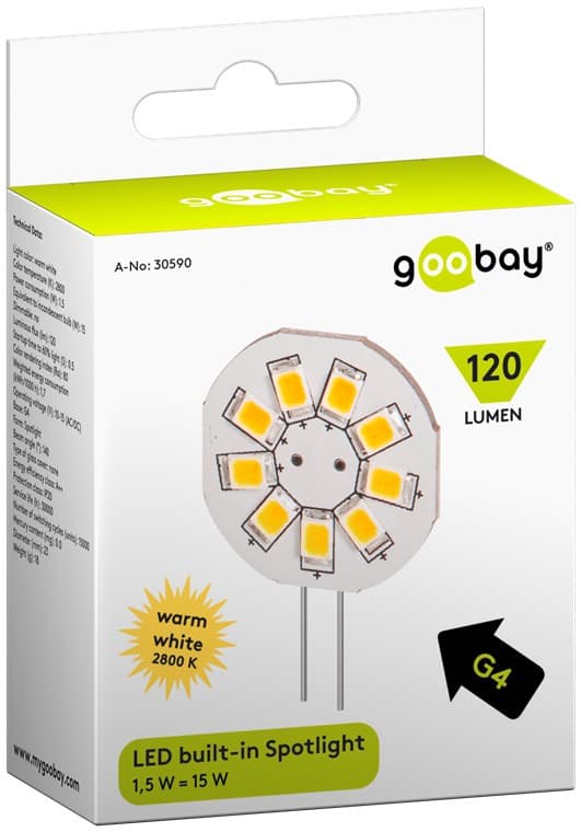LED-strålkastare, 1,5 W