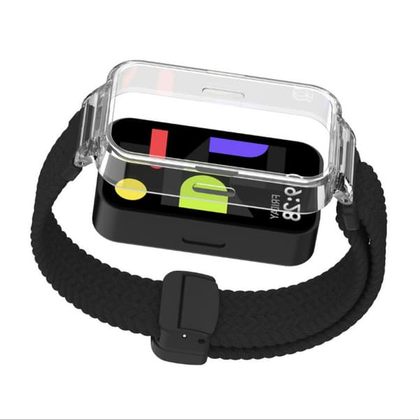 Redmi Band 3/9 Active Nylon urrem med magnetisk spænde Black