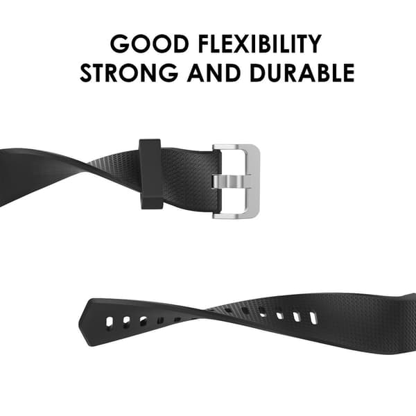Armbånd til Fitbit Charge 2 - L Black