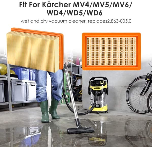 HEPA-filter til Kärcher NT25/NT35/NT45 2-pakning