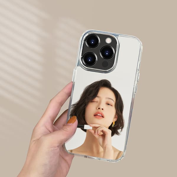 Mirror Case för iPhone 15 (6.1") - Klar TPU+PC Skydd